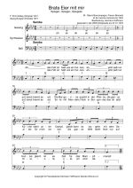 Notenblatt „Brate Eier mit mir”