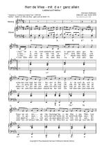 Notenblatt „Herr de Vries - mit der ganz allein”